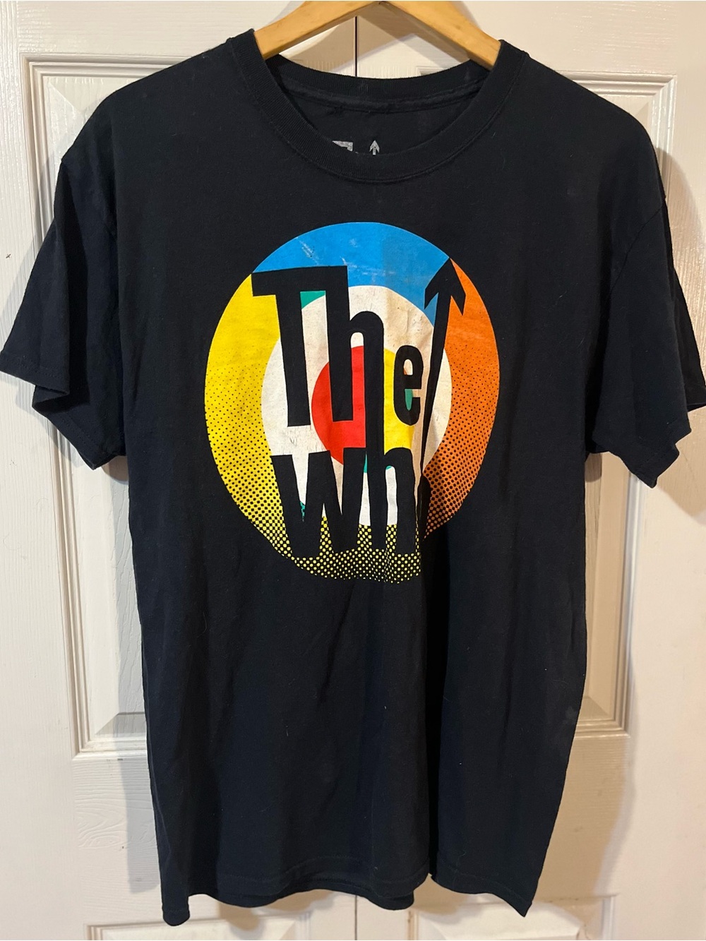 The Who North American Tour 2019 Short Sleeve Concert T-Shirt Black Size Large
